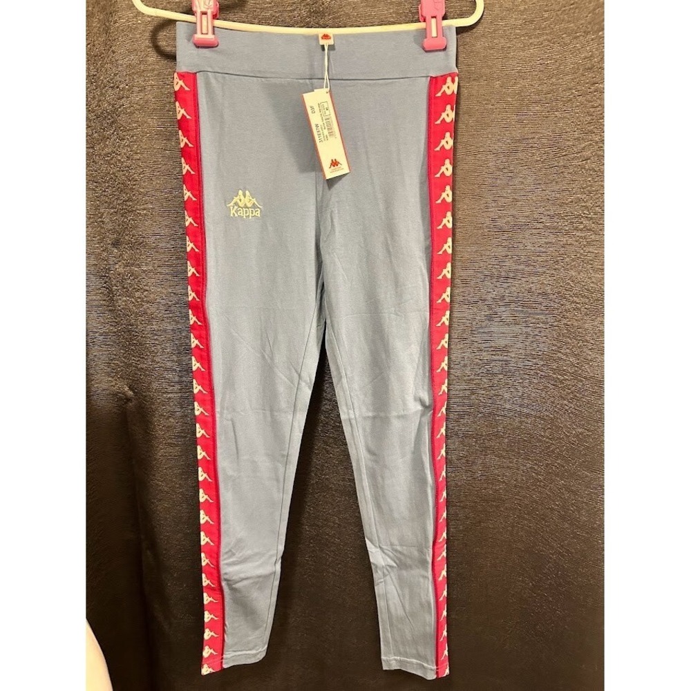 Women's kappa joggers Grey with Red border Size Medium